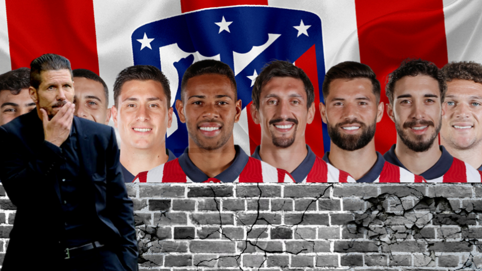 La defensa del Atlético: un muro sólido, pero pendiente de apuntalar