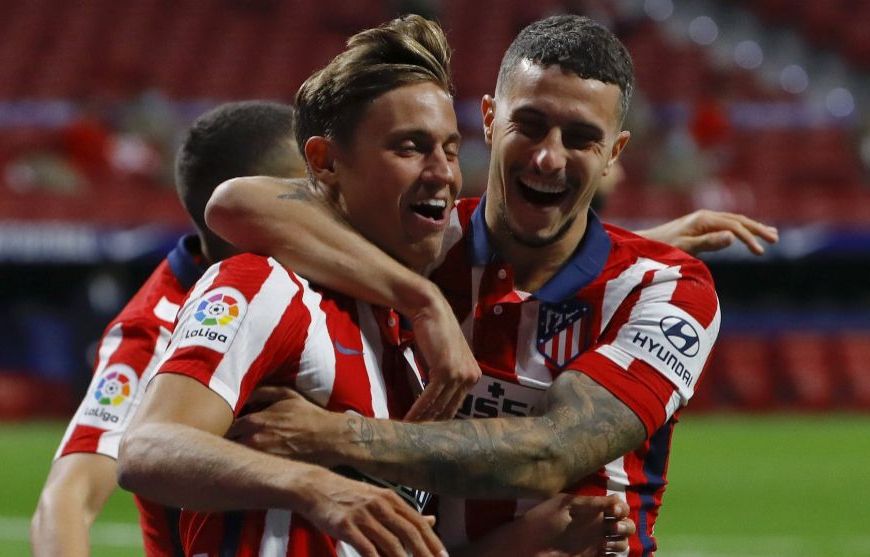 Marcos Llorente: "Simeone cree en nosotros y nosotros en él, entre todos hacemos una unión muy fuerte"