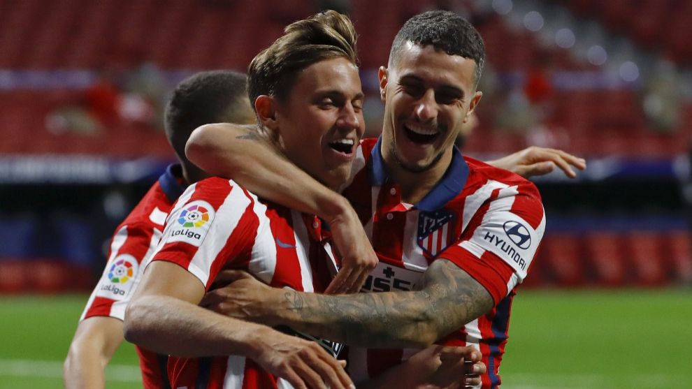 Marcos Llorente: "Simeone cree en nosotros y nosotros en él, entre todos hacemos una unión muy fuerte"