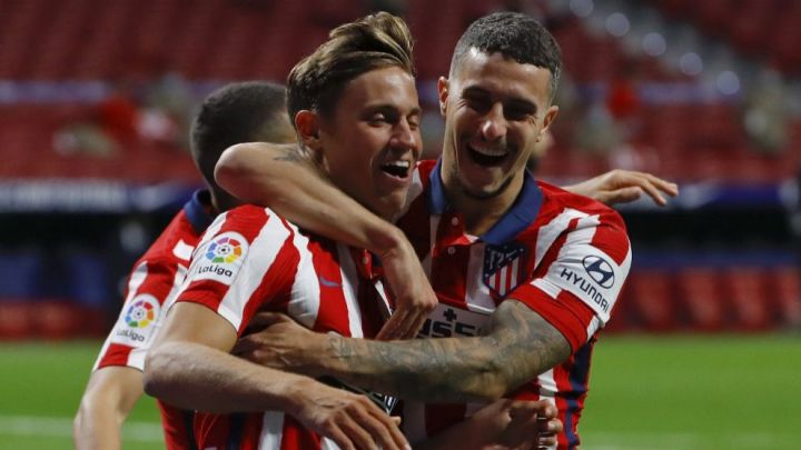 Marcos Llorente: "Simeone cree en nosotros y nosotros en él, entre todos hacemos una unión muy fuerte"