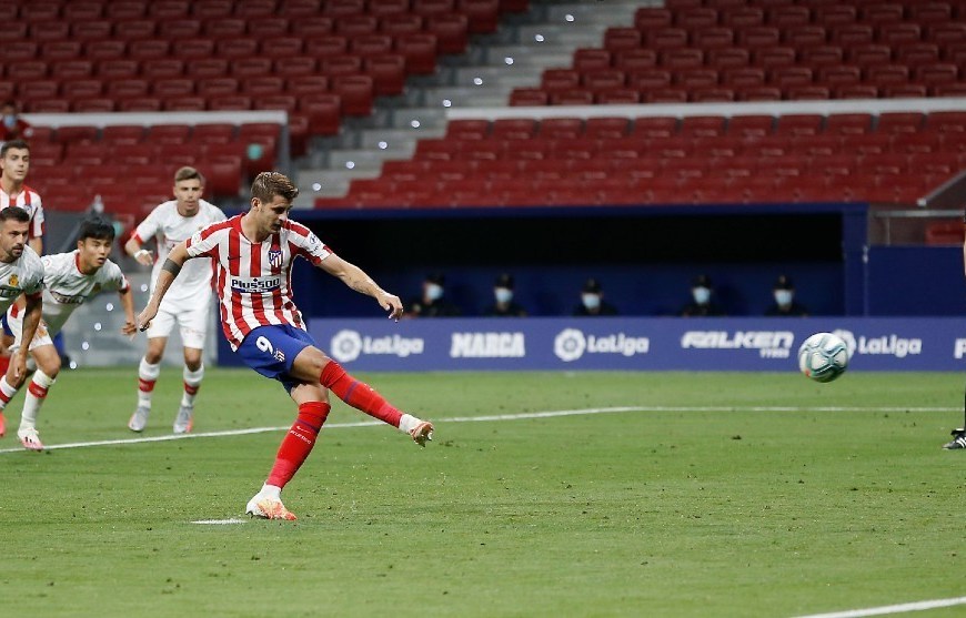 El Atlético en tregua con el punto de penalti