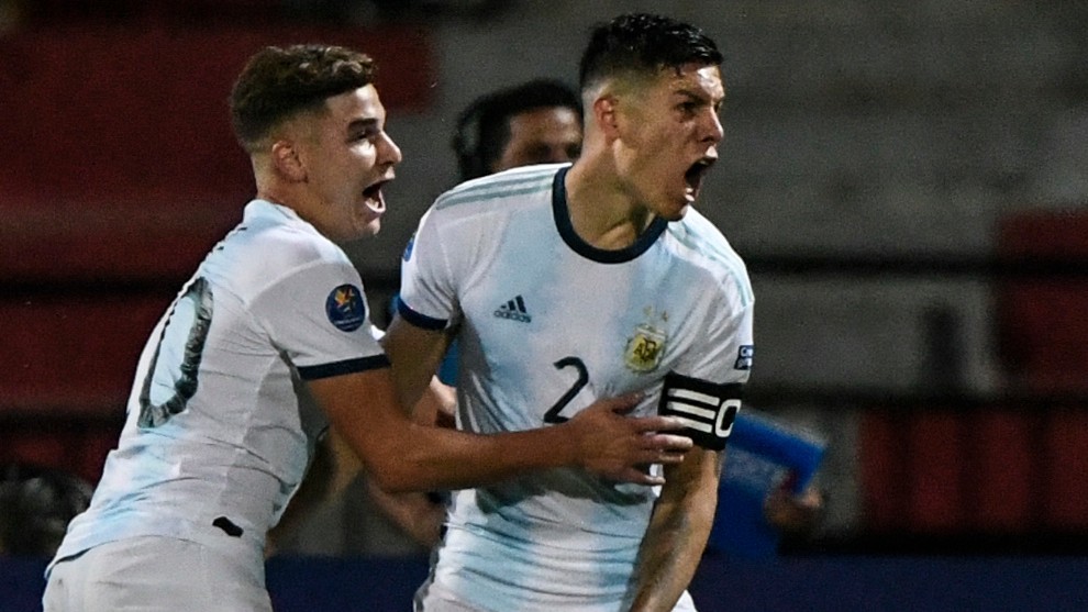 Nehuén Pérez lleva números de defensa del Atleti