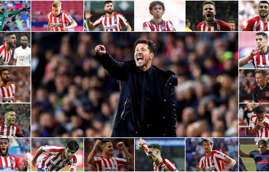 Simeone tiene a todos 'enchufados'